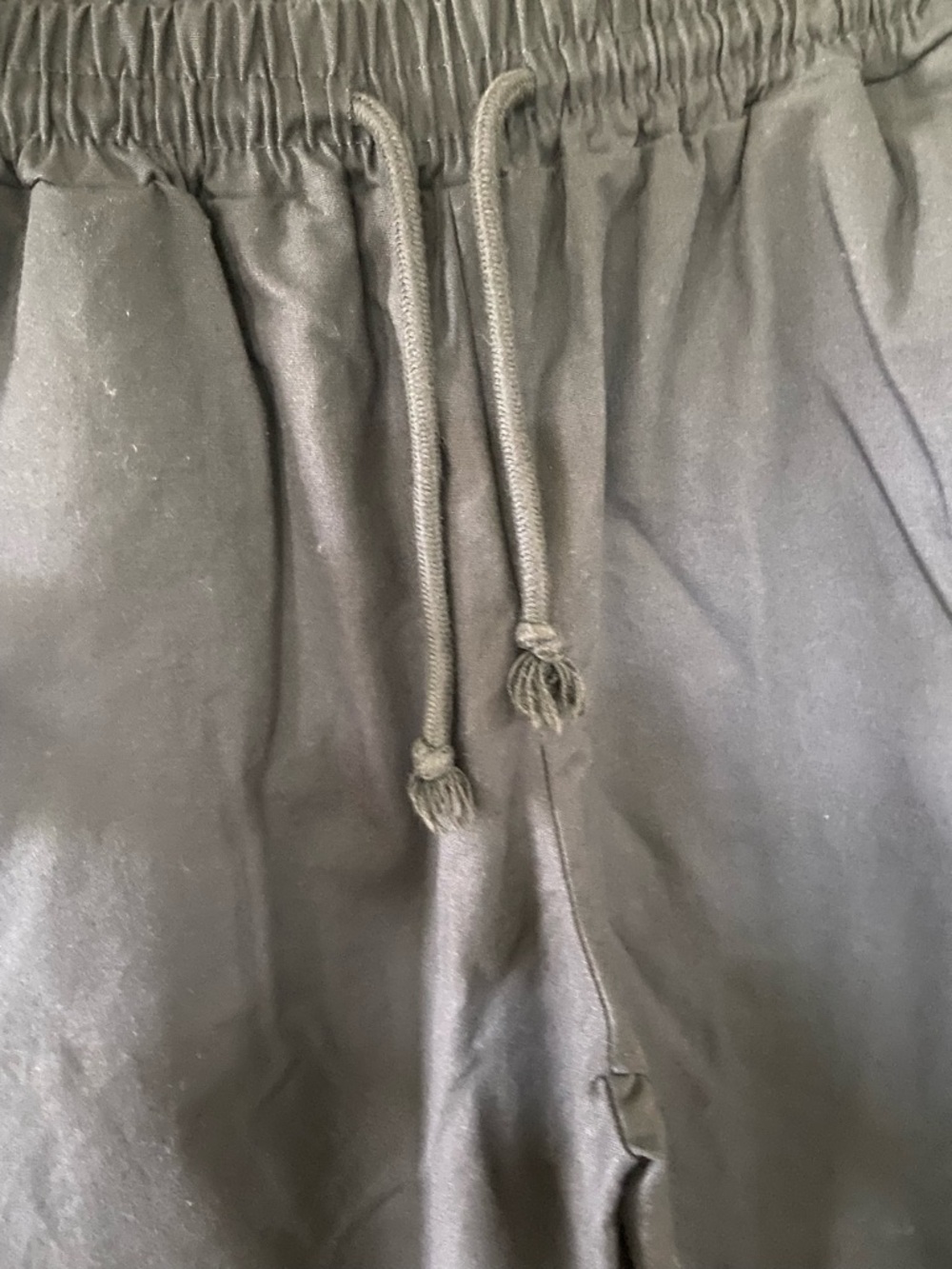 Women’s Straight Leg Drawstring Pants — Black - Picture 3 of 7